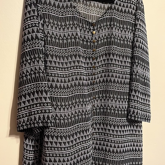 Size 22 Michel Studio sheer tunic blouse - Picture 2 of 9